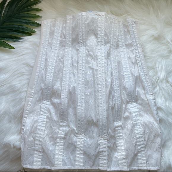 Vtg SPENCER Vintage 40s/50s Ivory Corset Girdle Lace Up Zip Up Boning - Picture 2 of 16